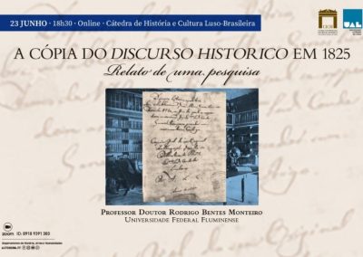 A cópia do discurso histórico de 1825. Relato de uma pesquisa