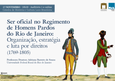 Ser oficial no Regimento de Homens Pardos no Rio de Janeiro: Organização, Estratégia e luta por direitos ( 1769-1805)